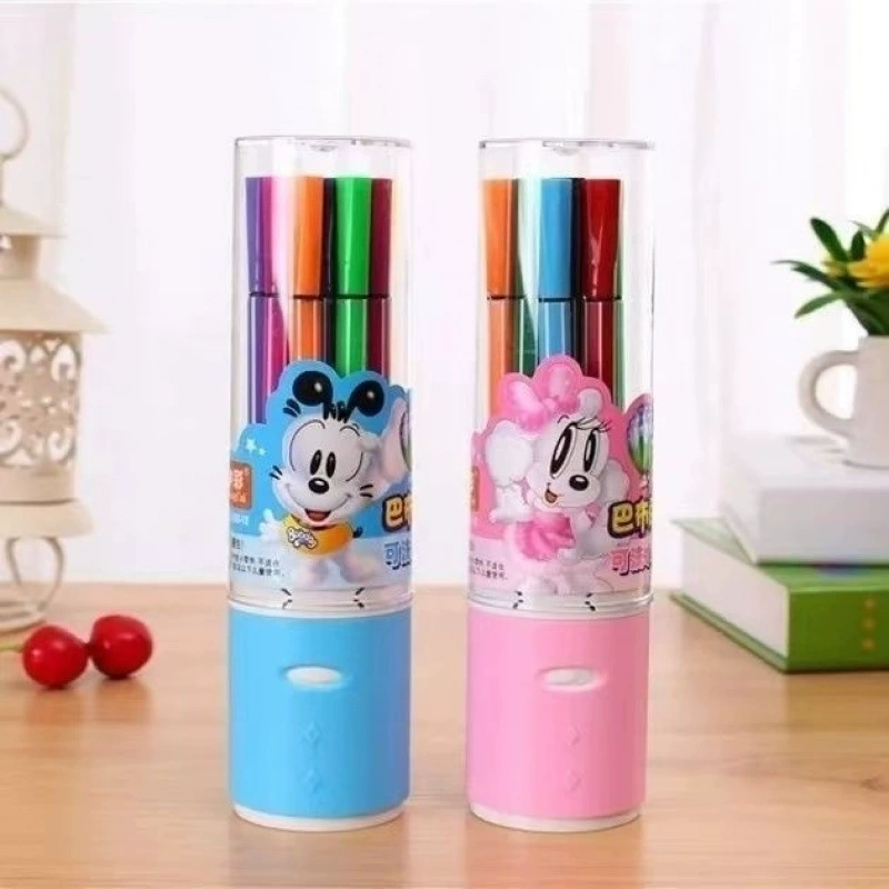 Купите один, получите один бесплатно, детский набор для детского сада, акварельная ручка, нетоксичная моющаяся ручка для рисования для учащихся начальной школы, красочная ручка для малышей