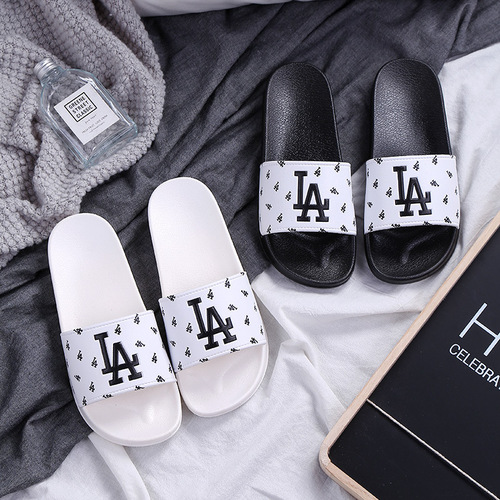Home Slippers Indoor Non-slip Cool Towel Slippers Summer Outdoor Wear Casual Durable Slippers Couple Fashion Trendy Women's One-piece Slippers