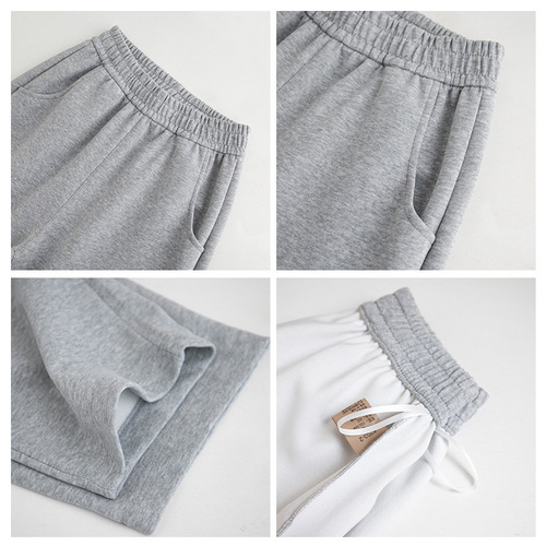 American Style Spicy Girl Banana Pants for Women Spring Loose Straight Leg Sweatpants Retro Casual Sports Wide Leg Pants