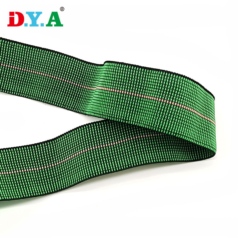 源头厂家现货批发加厚出口跨境彩色沙发松紧带50mm搬家用松紧带