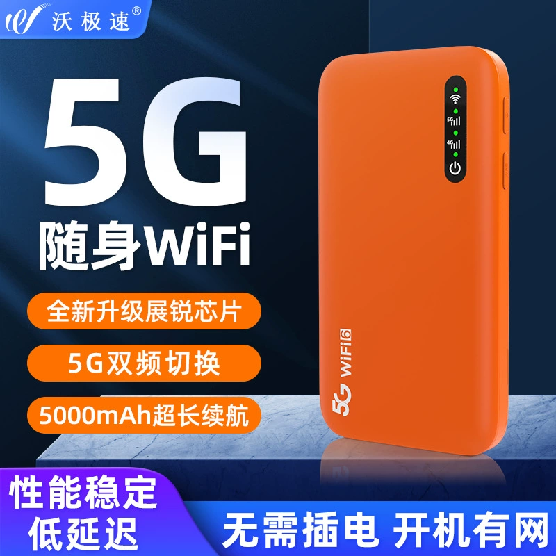 Портативный 5G Wi‑Fi 2024 новый беспроводной маршрутизатор 5G высокоскоростной сигнал мобильный Wi‑Fi6, безлимитный трафик без SIM-карты
