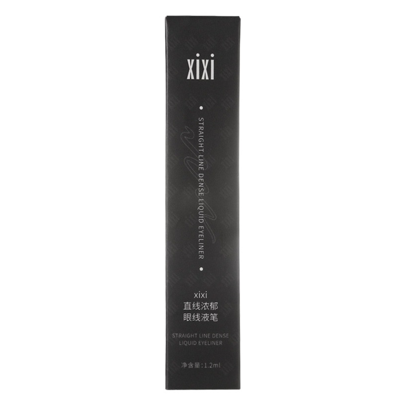 xixi cool charm still eyeliner pen waterproof makeup is not easy to faint sponge head cool black eyeliner shake voice generation