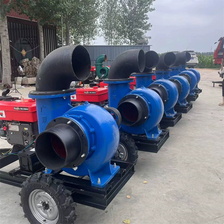 Дизельный водяной насос для орошения, дренажа теплиц, 6inch насоса, водяной насос с двойным рабочим колесом и распылителем для орошения