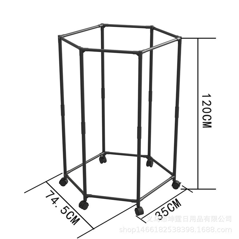衣服衣帽卧室家用移动架子衣帽架可旋转衣架晾衣挂衣室内宿舍2H|undefined