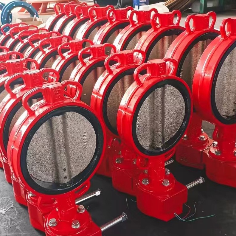 XD371X-16Q  手动 对夹信号蝶阀图片