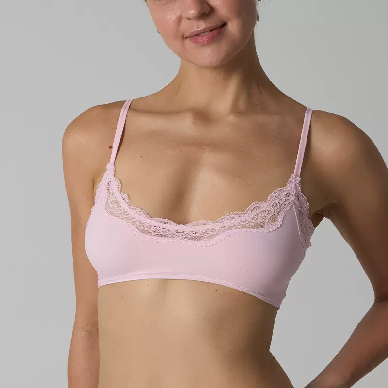 卡戴 Lace Scoop Bralette蕾丝高弹超薄透气舒适内衣性感无痕文胸