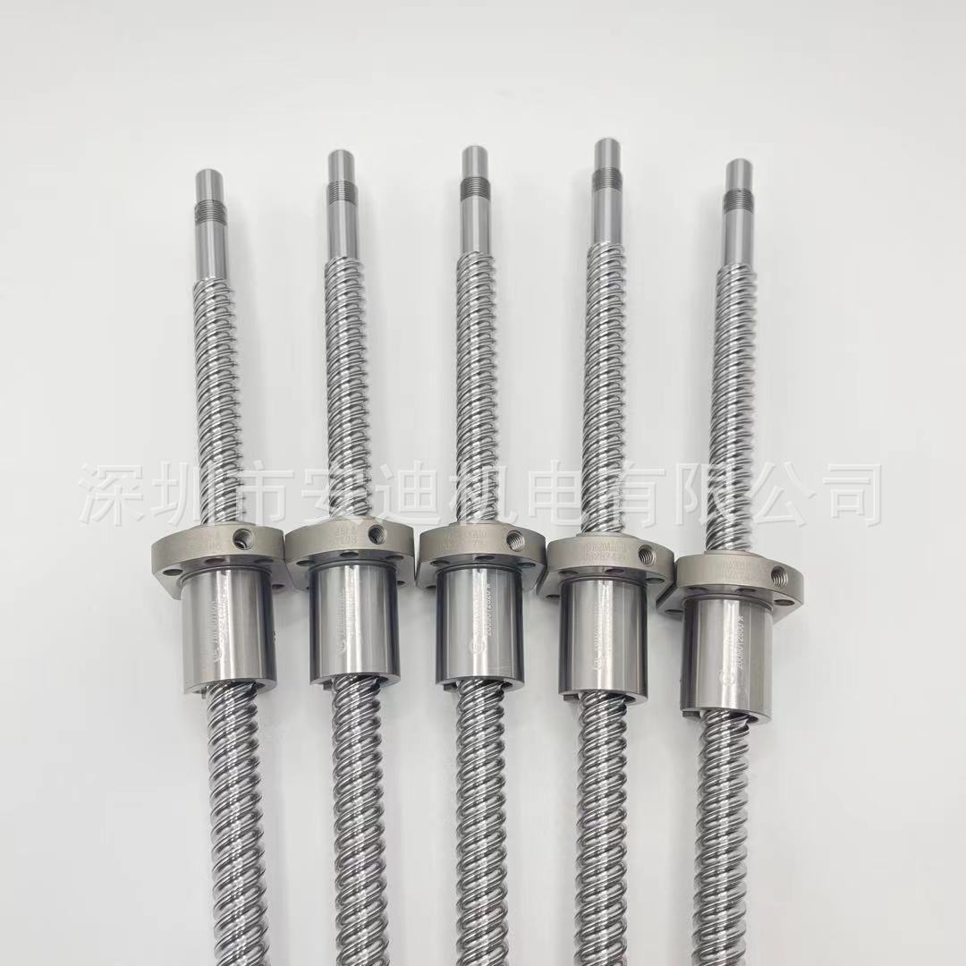 深圳精密滚珠丝杆套装研磨C5级SFKR1004现货供应可加工