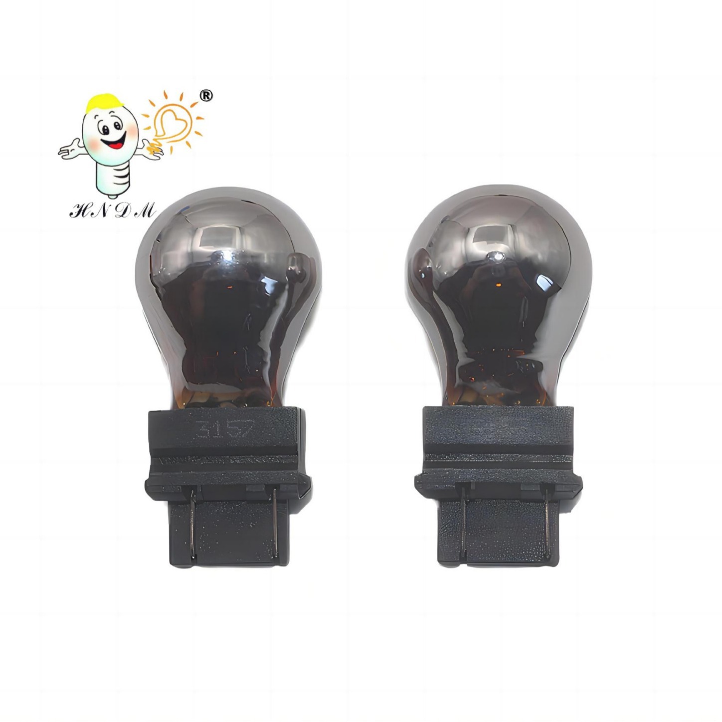 汽車燈泡 3157 琥珀色鍍鉻 刹車指示燈 示寬燈 尾燈/示寬燈/霧燈