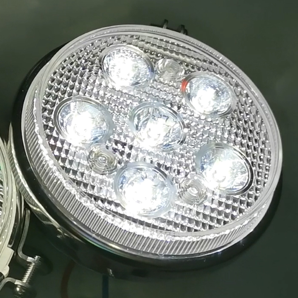 Coche camión led super brillante de gran alcance parachoques delantero proyector externo 12/24v luz diurna luz de marcha atrás externa