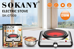 Cross-border SOKANY07009 ELECTRIC STOVE adjustable temperature knob household ELECTRIC STOVE cooking STOVE ELECTRIC STOVE