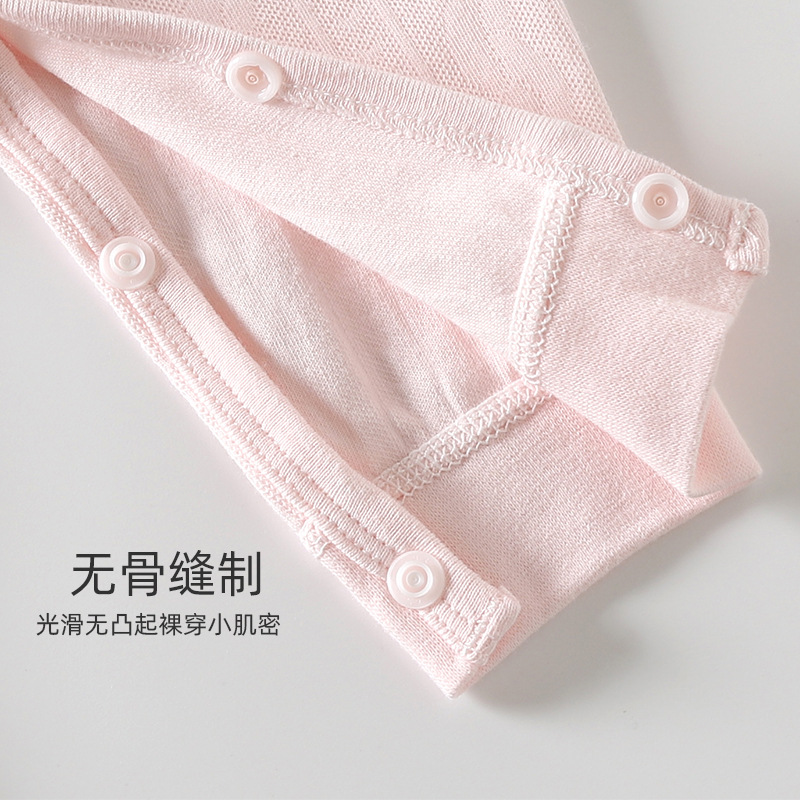 Baby Autumn/Winter Leggings A-Grade High-Waist Belly Protection Pant 100% Cotton Boneless Open-Back Warm Leggings for Newborn Baby