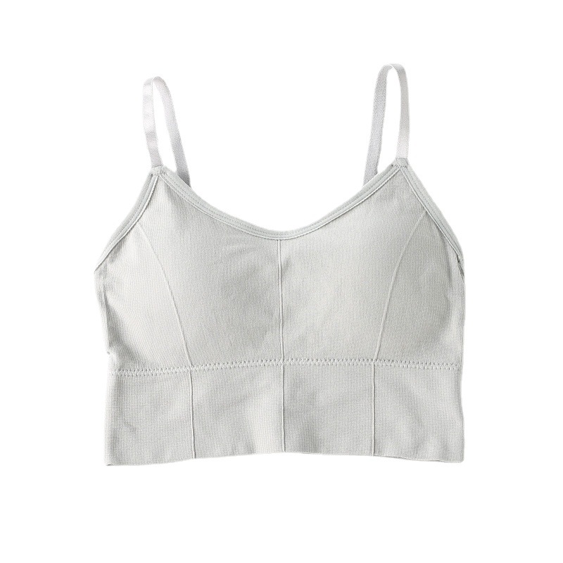 646 celebridad de internet popular grande U belleza espalda camisola almohadilla en el pecho de las mujeres anti-exposición desgaste exterior sujetador tubo superior mujeres