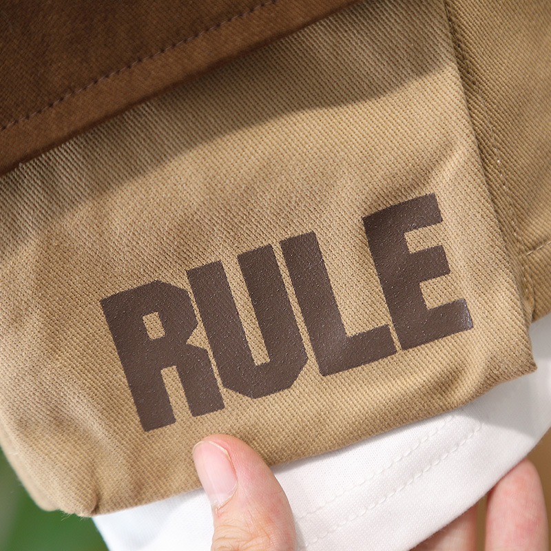 5876 Traje de otoño para niños 2025 Nuevo estilo primavera y otoño Chaleco para niños Ropa de trabajo Traje de tres piezas para niños y bebés