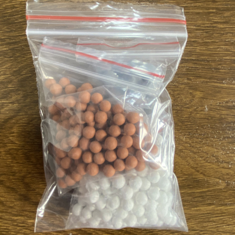 负离子沐浴花洒滤芯过滤小包装配件24g30g50g负离子麦饭石花洒球