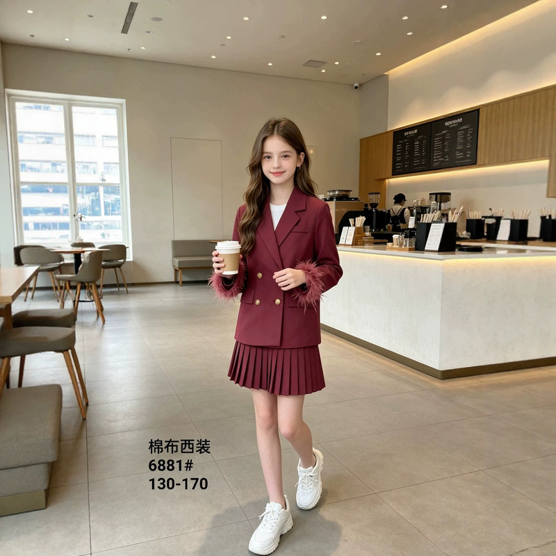 European and American Style Amazon Aliexpress Hot-Selling Fashion Trendy Versatile Feather-Trimmed Slim-Fit Blazer Dress European and American Style Amazon Aliexpress Hot-Selling Fashion Trendy Versatile Feather-Trimmed Slim-Fit Blazer Dress