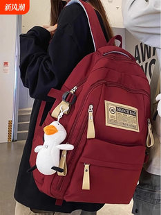 Capacious backpack, shoulder bag, small bag, laptop, for secondary school, for students