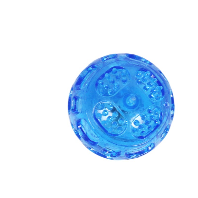 Juguetes de perros no pueden morder bolas sonoras interactivas bolas sonoras resistentes a la mordida elásticas bolas luminosas Amazon