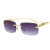 Decorations, retro metal sunglasses suitable for men and women, wholesale