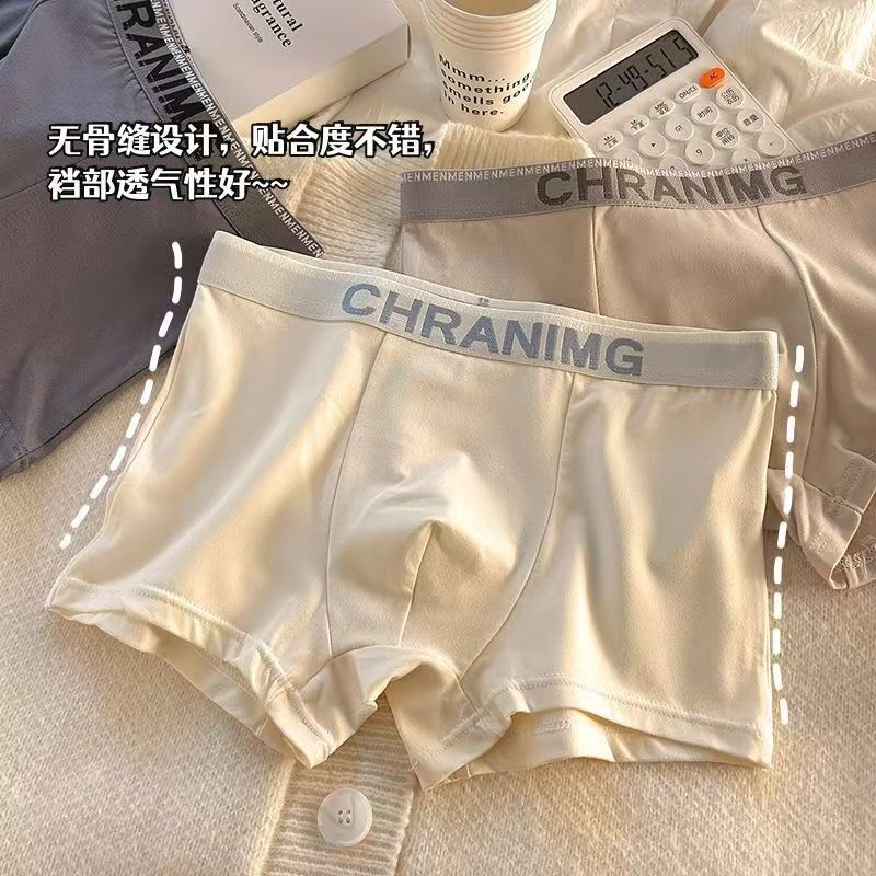 Boys' Boxer Panties Quick-drying Antibacterial Breathable Summer Teenager Fashionable Boxer Short Panties Men's Panties Wholesale