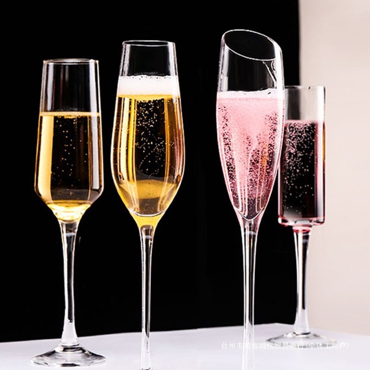 French ins copa de champán alto espumoso copa de vino dulce hogar creativo cóctel vino copa de cóctel de vidrio