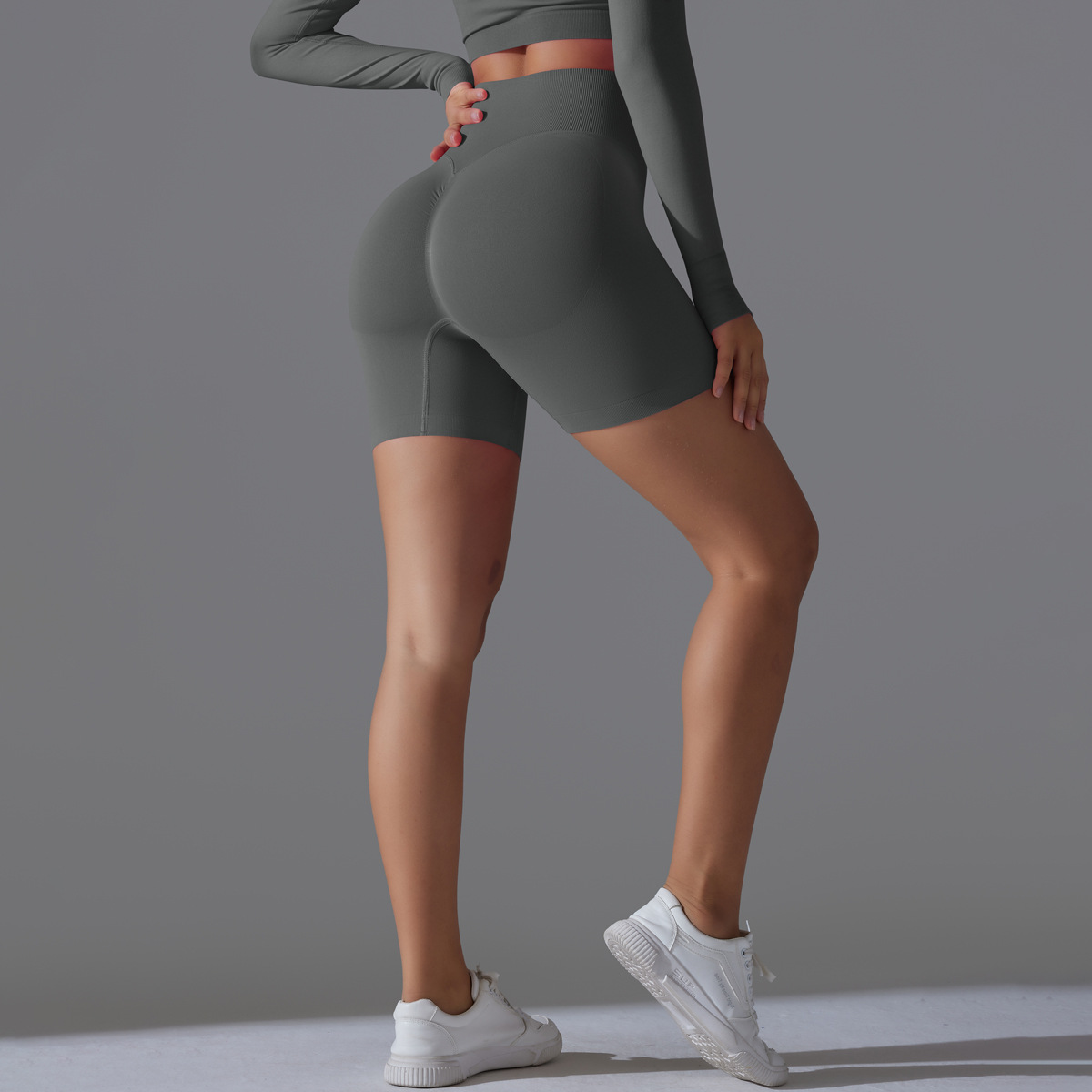 Simple Style Sport Style Solid Color Nylon Collarless Active Bottoms Skinny Pants Sweatpants display picture 42