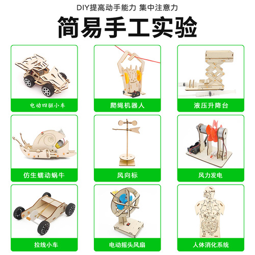Primary and secondary school students science and technology small production steam science and education toys children's handmade diy physics experiment material package wholesale