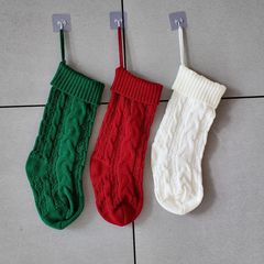 国境を越えた人気の46大ツイストクリスマスストッキングニットペンダントクリスマスホリデーデコレーションギフトクリスマス用品
