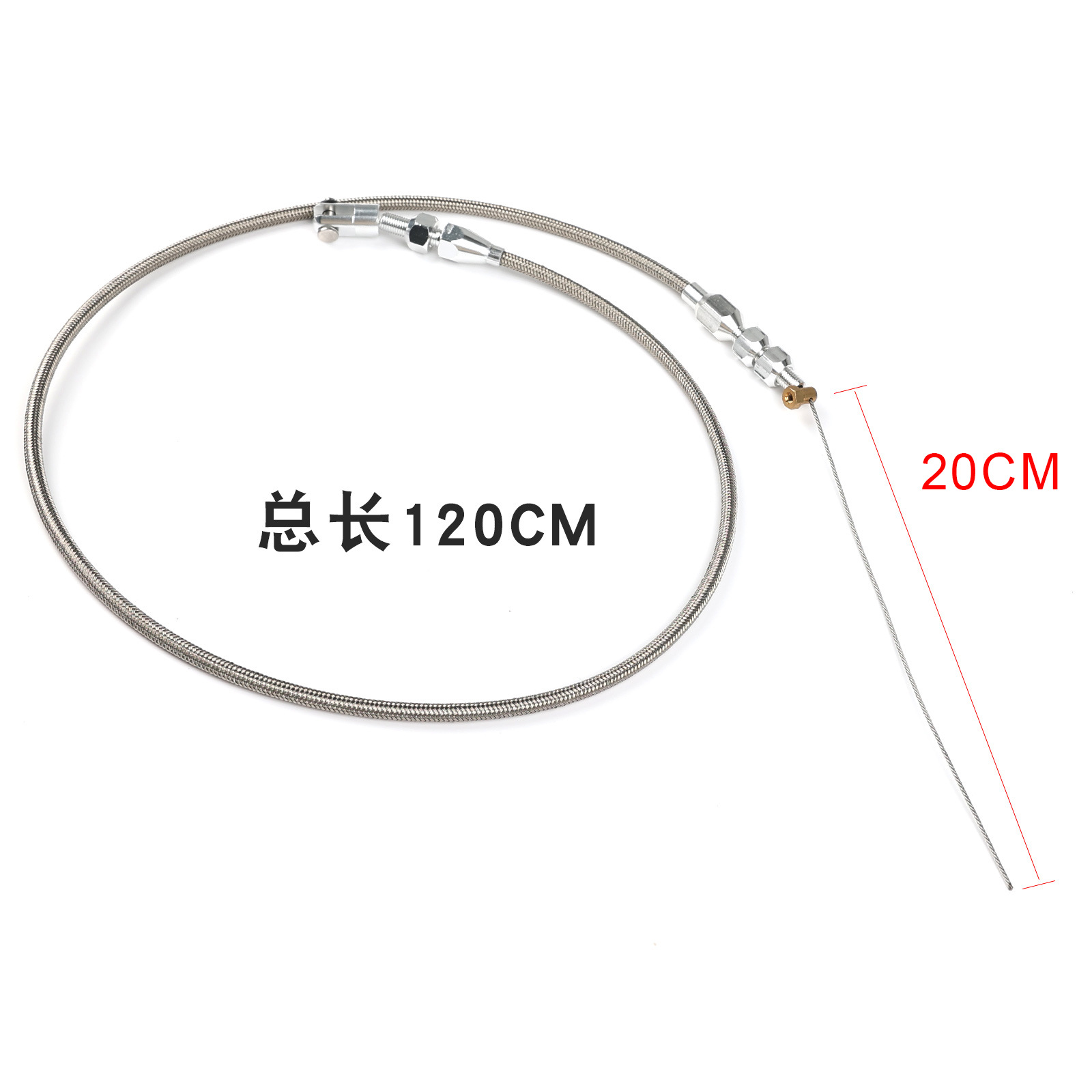 Cross-Border Bestseller 36inch Throttle Cable 24inch Braided Throttle Cable Kit Suitable for 97-07 Chevrolet