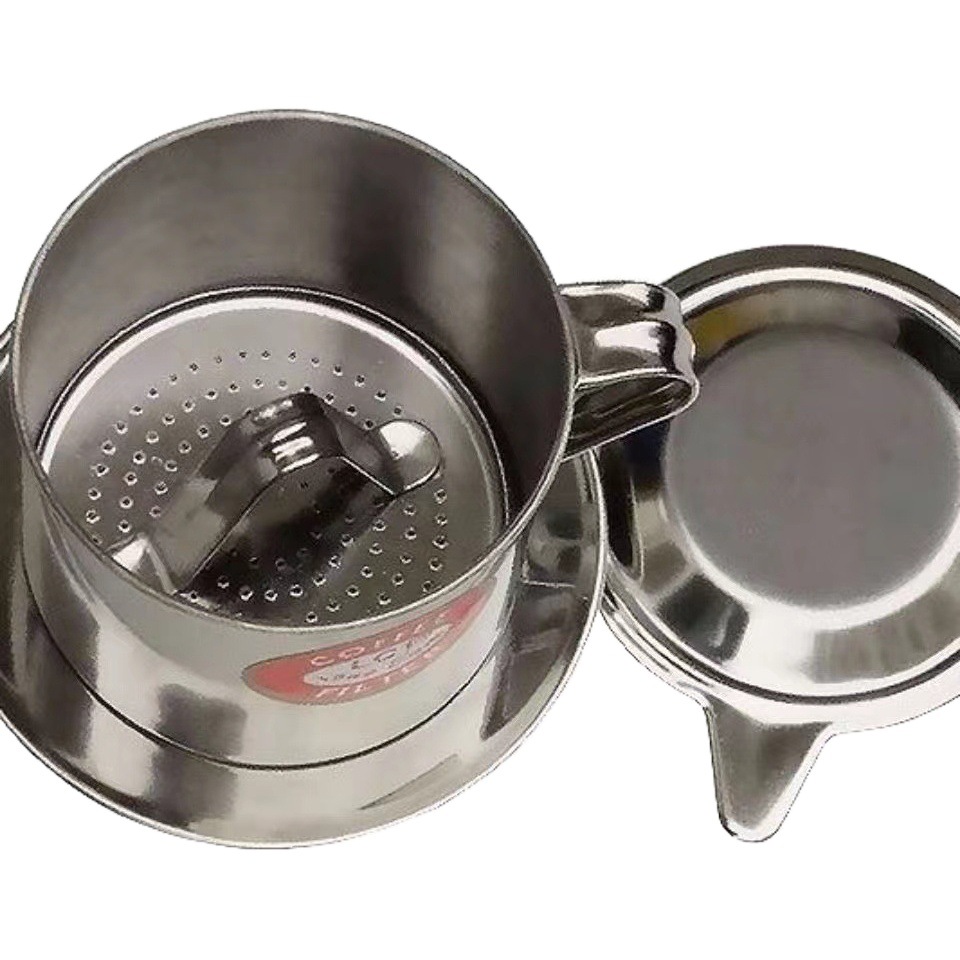 Vietnam Stainless Steel Pot Drip Coffee Pot 6Q7Q8Q New Product Vietnam Pot Coffee Press Pot Coffee Drip Pot
