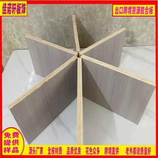 胶合板多层板实木生态板全桉家居板ENF级衣柜板材厂门板厂直供