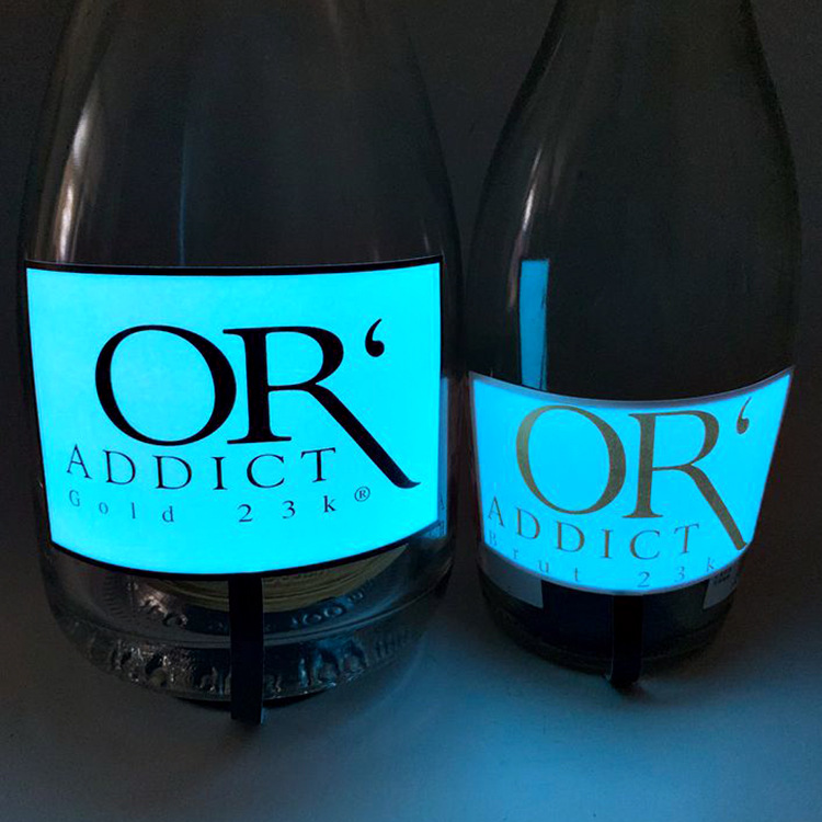 LED Luminous El Label Wine Tag