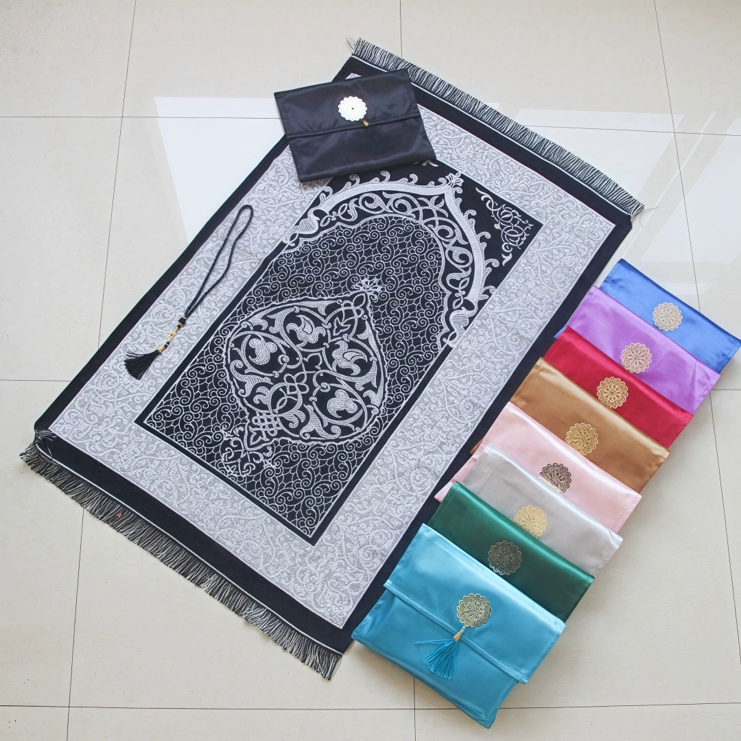 Набор из трех арабских портативных ковров, ковров в обертке из шелковой ленты, свободных праздничных подарков, трансграничной оптовой торговли и дропшиппинга.