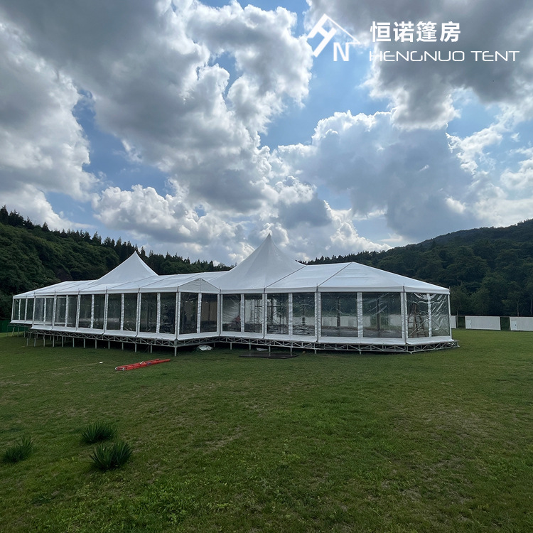 铝合金帐篷 户外餐厅帐篷 婚庆宴会帐篷 广州厂家设计生产安装