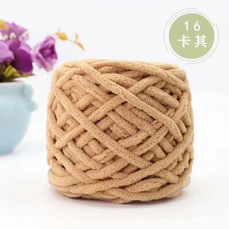 Шар пряжи шерстяной (ice yarn) — 15 м, толстая нитка, множество цветов для шарфов шапок тапочек