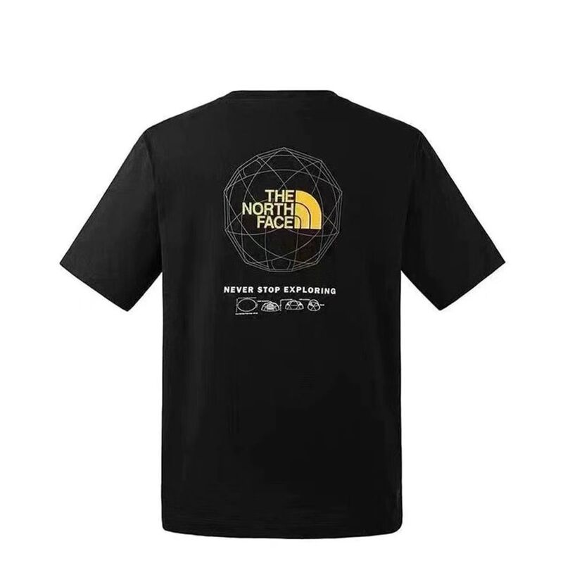 Tnf North Face Hollow-Out Printed Short-Sleeve T-Shirt, New Summer Fashion Trendy High-Street Sports Pure Cotton Unisex Half-Sleeve Tnf North Face Hollow-Out Printed Short-Sleeve T-Shirt, New Summer Fashion Trendy High-Street Sports Pure Cotton Unisex Half-Sleeve
