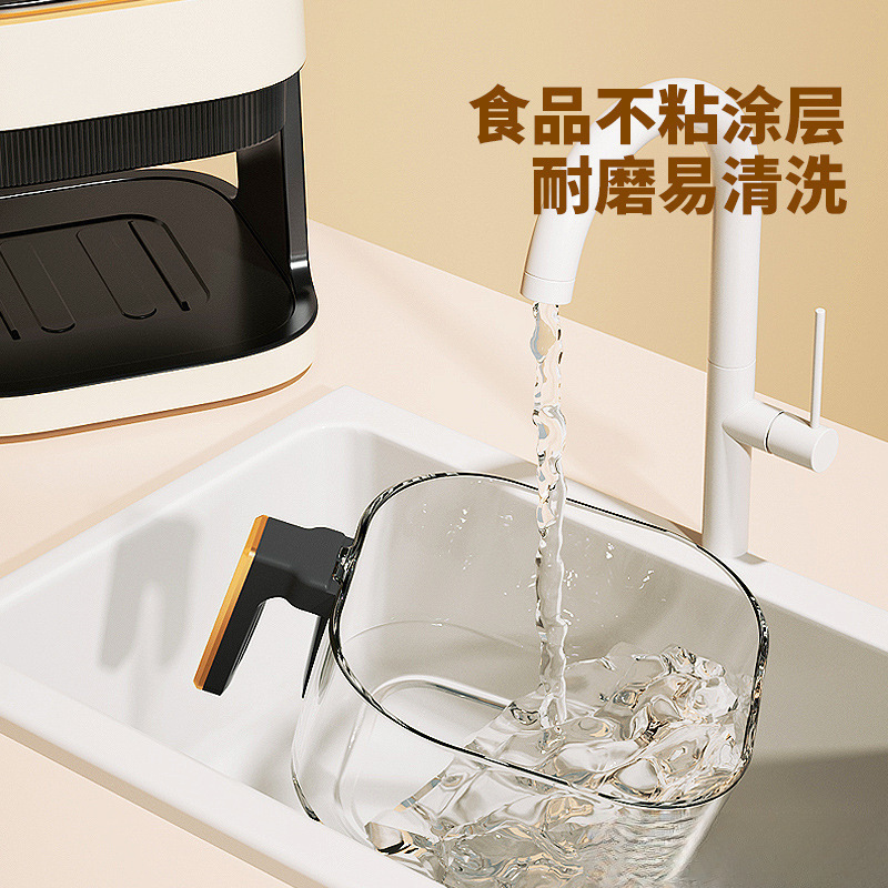 Empty fryer House House Air Fried Pot is lifted with AIR FRYER Household Electric Fried Pot without oil fume touch screen