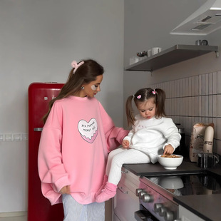 ��Ͱ���ɫ����ӡ���A�I���^�l��Ů�����ﶬ�ӽq��ůOversize����