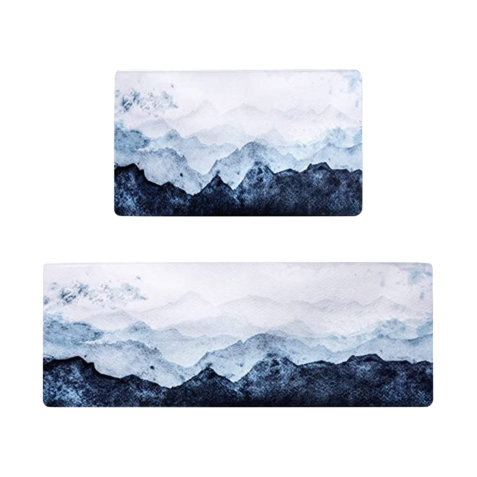 Tapis à thème de Noël, paillasson antidérapant et résistant aux taches, tapis absorbant pour salle de bain, entrée, cuisine_voghion.com