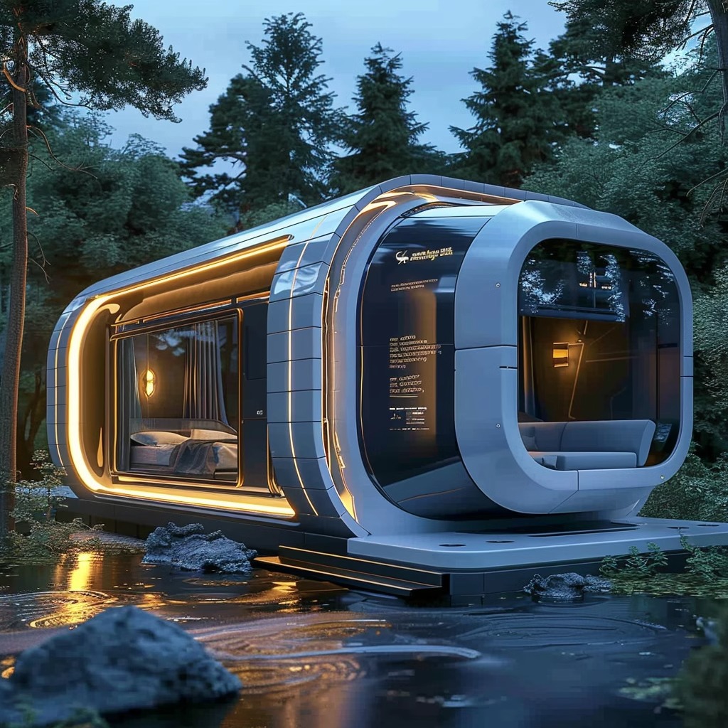 RV tecnología de vivienda residencial red famosa luz salvaje vivienda móvil	 Habitación Materna e Infantil del fabricante de la cápsula espacial Weishu