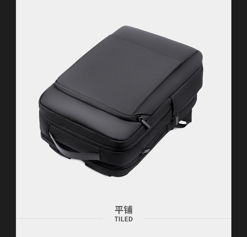 Travel men's backpack, premium fashion women's backpack, trendy business waterproof laptop bag, large capacity nylon school backpack