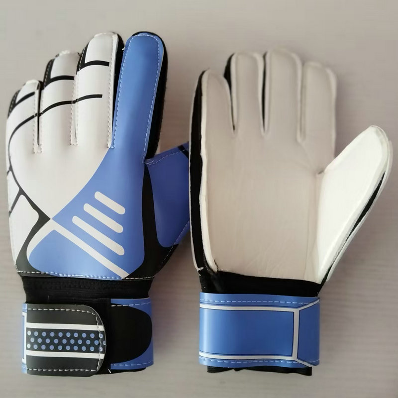 Guantes de portero de fútbol para niños y adultos, estudiantes de primaria, con protección para los dedos, guantes de portero de látex antideslizantes para entrenamiento para niños.