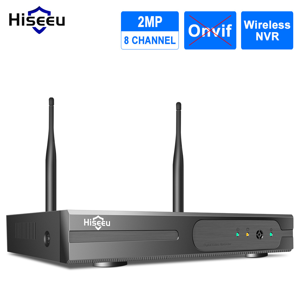 Hiseeu 无线DVR监控主机 九安 10路网络高清硬盘录像机