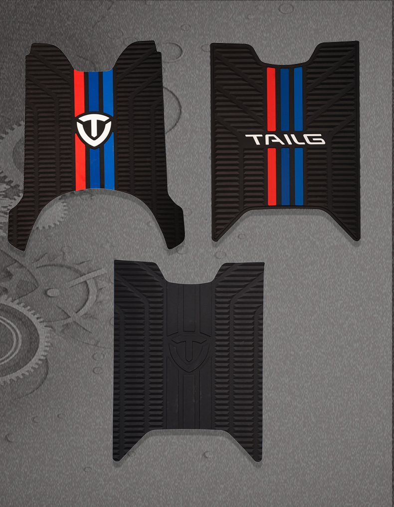 Tailing Electric Vehicle Super Power S Cangqiong Saibei Mengsu Chitu Foot Mat Rubber Non-Slip Foot Pad Modification Accessories