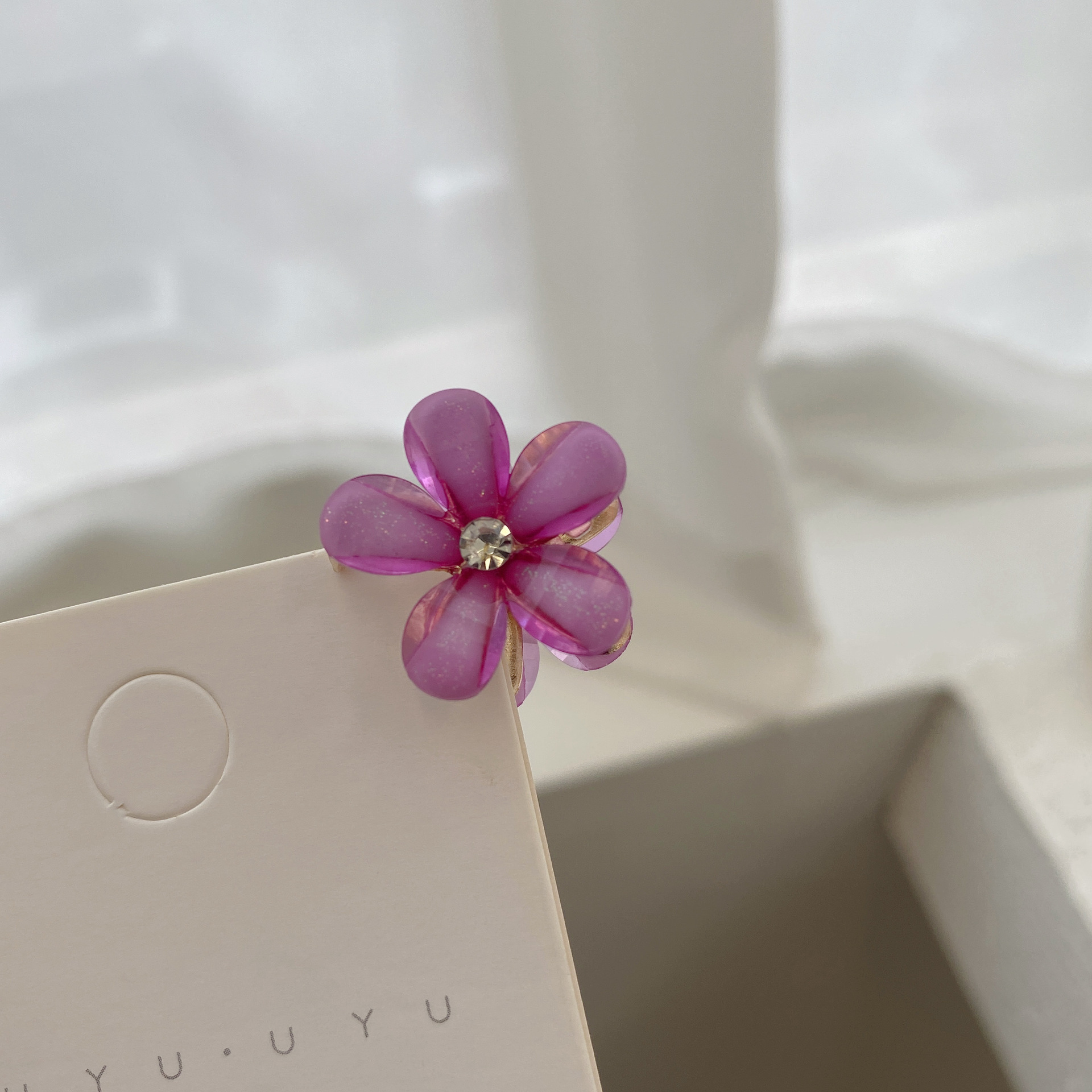 Flower Pattern Women's, Girl'S Gender Vintage Style Style Vintage Style Women's Girl'S Flower Metal Pearl Hair Claws