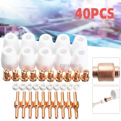 Cross-border PT31 Wenzhou 40A plasma cutting accessories LG40 electrode nozzle protector splitter 40PCS