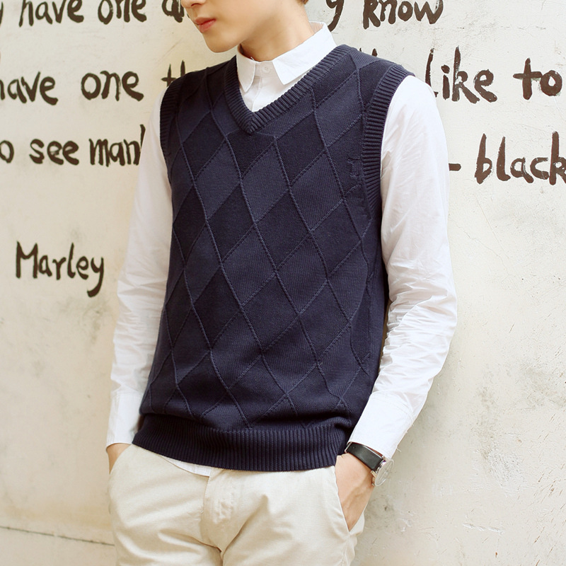 Woolen solid color knitted T-shirt