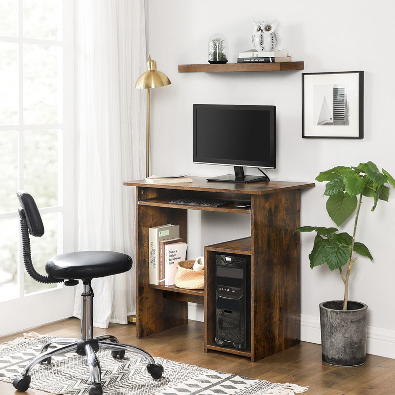 Small Study Room Home Office Desk with Keyboard Tray Workstation Computer Desk Writing Desk Small Study Room Home Office Desk with Keyboard Tray Workstation Computer Desk Writing Desk