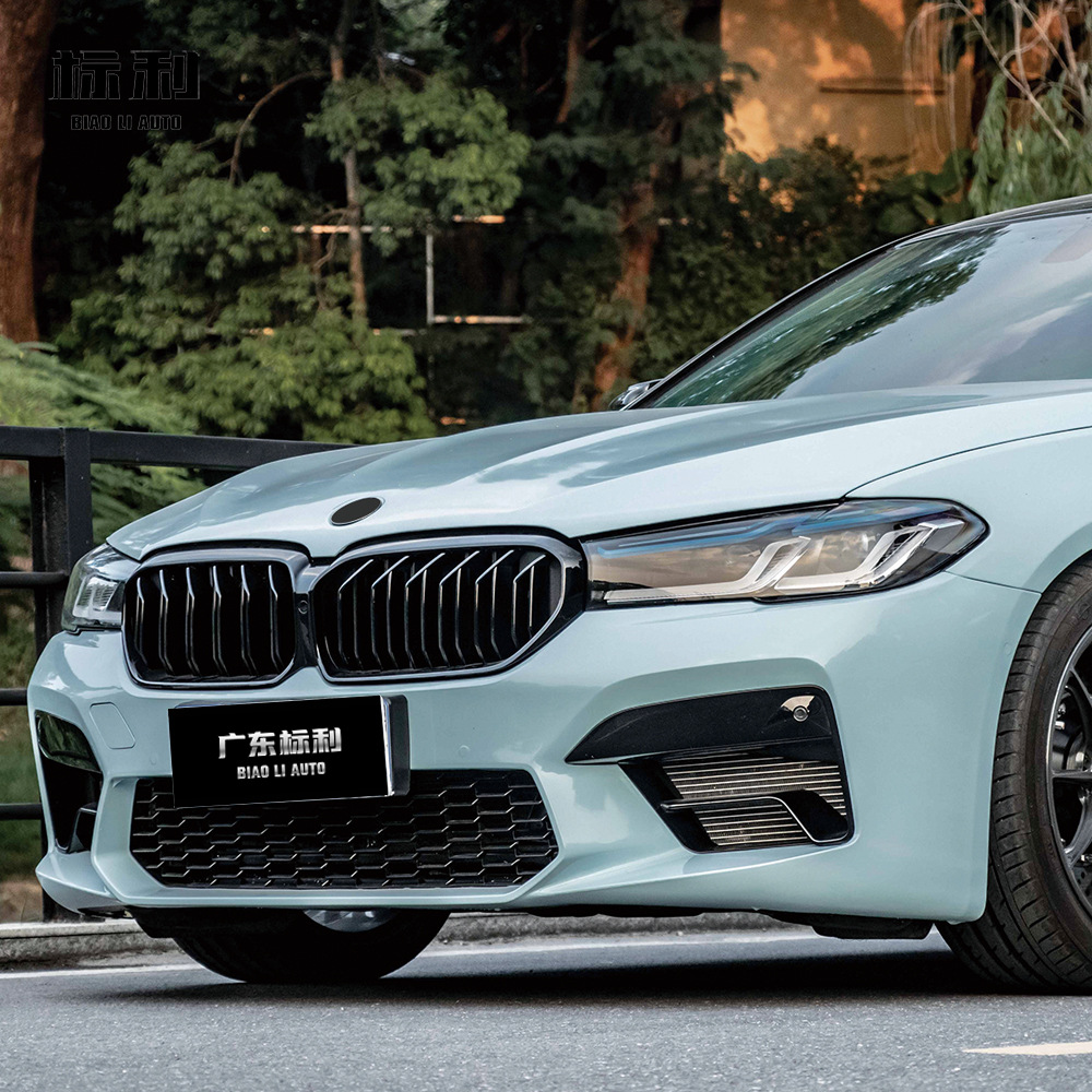 In stock from the manufacturer: 5 Series F10/F18 old to new G30/G38 M5 body kit for complete exterior upgrade