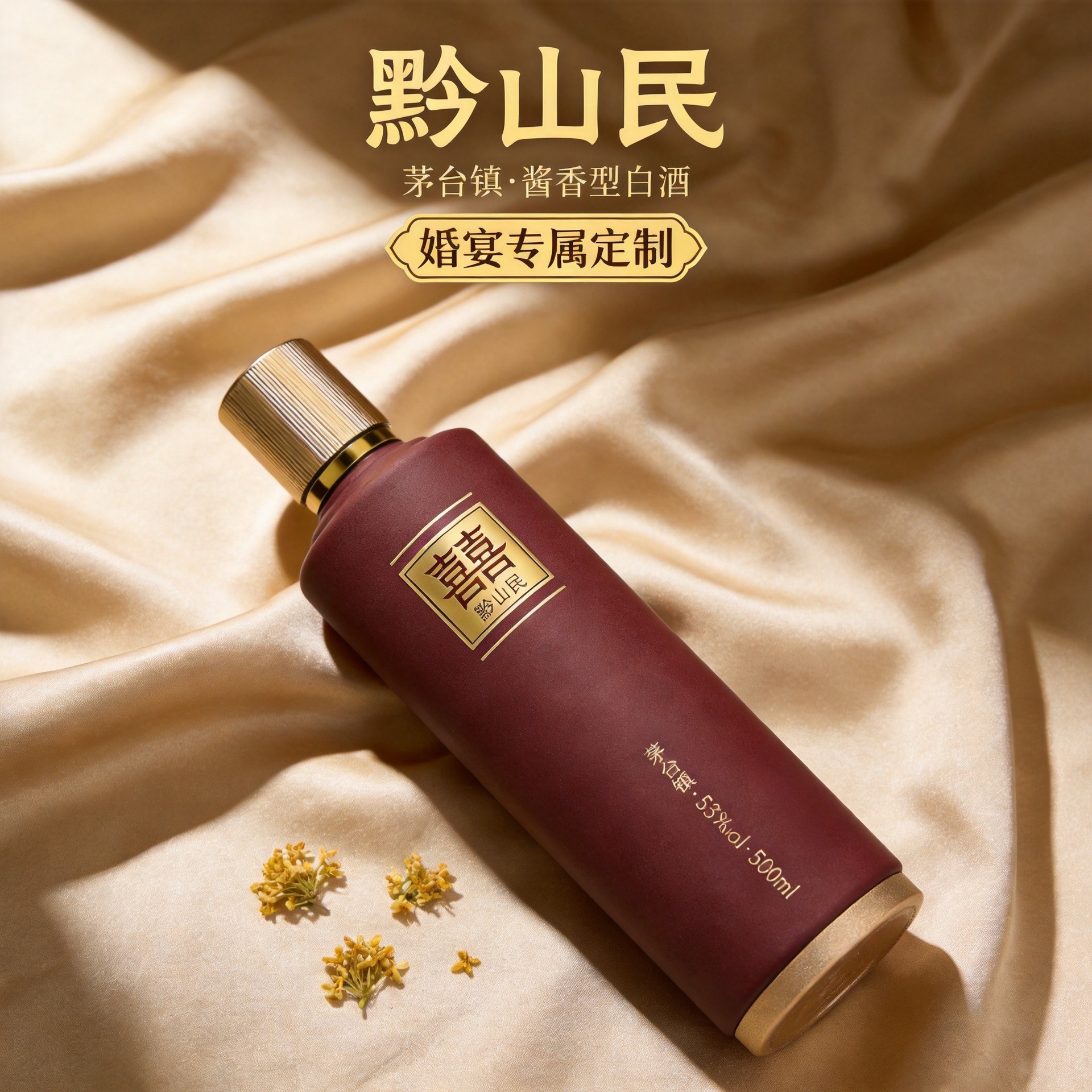 【婚喜宴推荐】贵州茅台镇53度500ml/瓶酱香型型白酒工厂批发