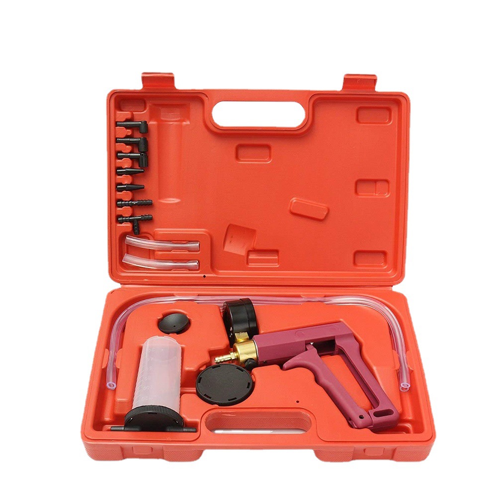 Coche bomba de vacío manual de doble propósito vacío presión negativa pistola de succión freno aceite reemplazo detector herramienta de reparación